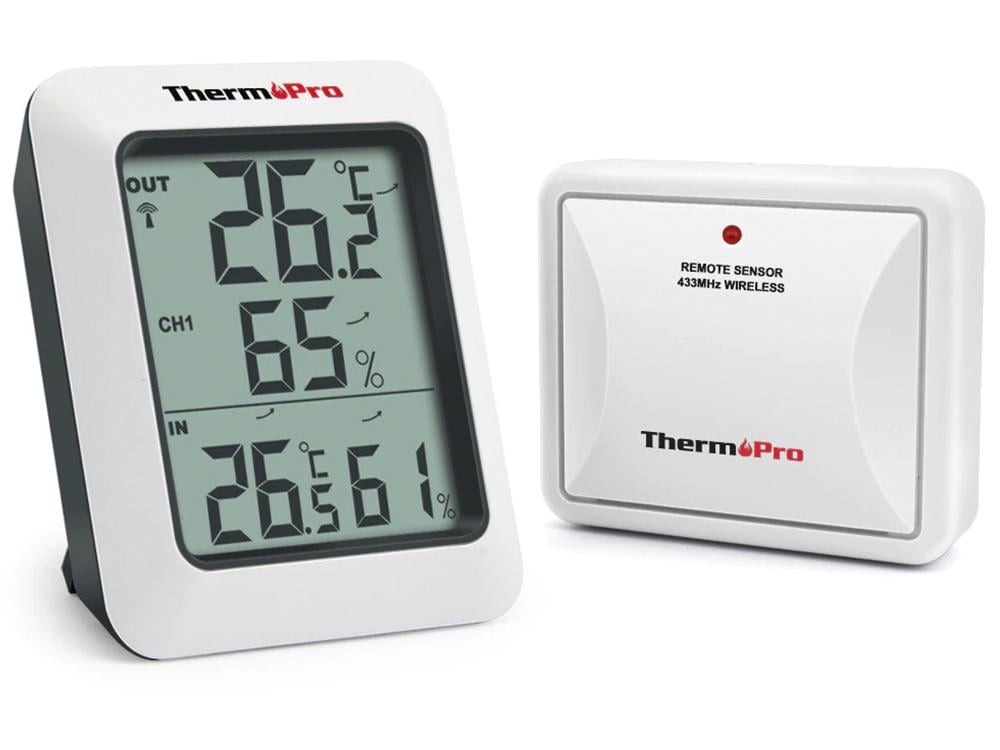 Термометр гігрометр ThermoPro TP60S із зовнішнім датчиком (1009-906-00)