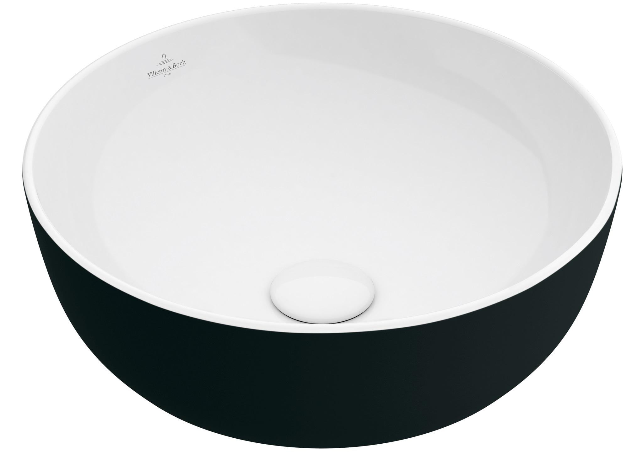 Умывальник накладной Villeroy&Boch ARTIS 417943BCT8 430x430x125 мм Черный (77729)