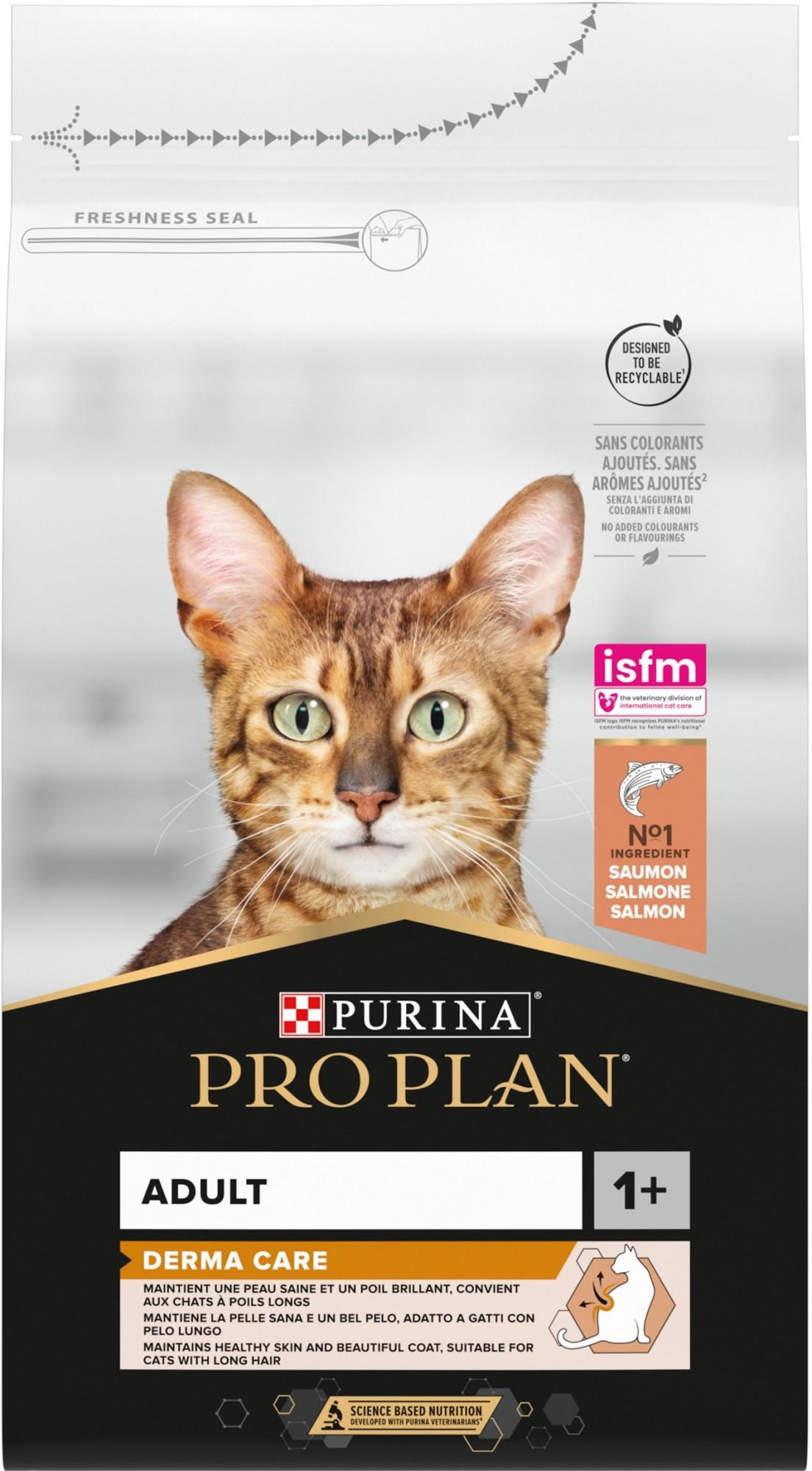 Корм для кошек сухой Purina Pro Plan Derma Care поддержка здоровья кожи и красоты шерсти с лососем 1,5 кг (7613036529150) Корм для кошек сухой Purina Pro Plan Derma Care поддержка здоровья кожи и красоты шерсти с лососем 1,5 кг (7613036529150)