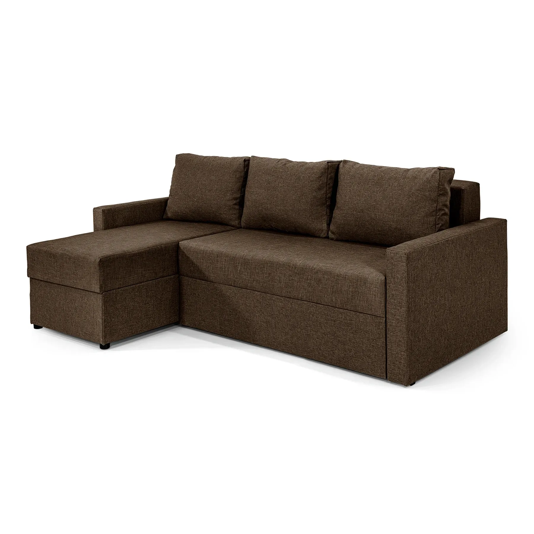 Диван угловой Арни 224х150 см Коричневый (25484800)