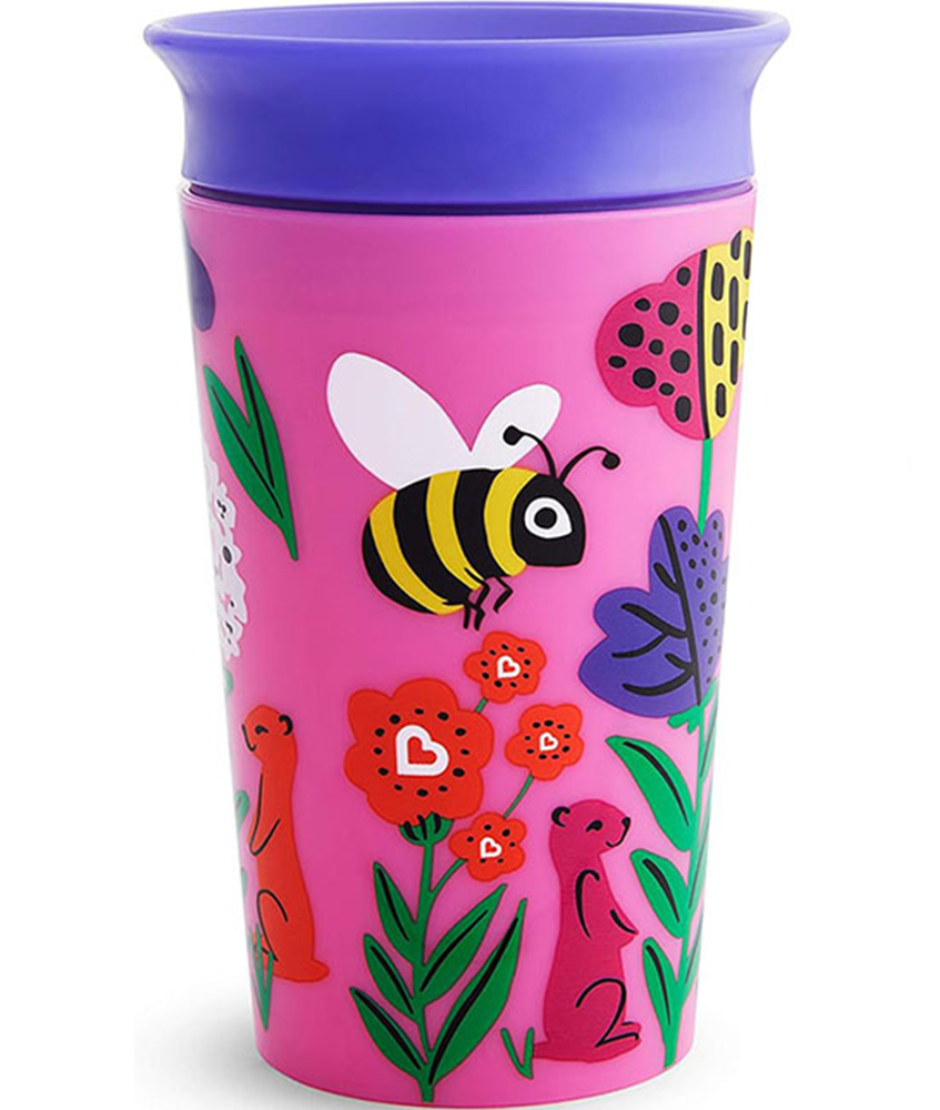 Чашка непроливна Munchkin Miracle 360 Wildlove Bee (00474)