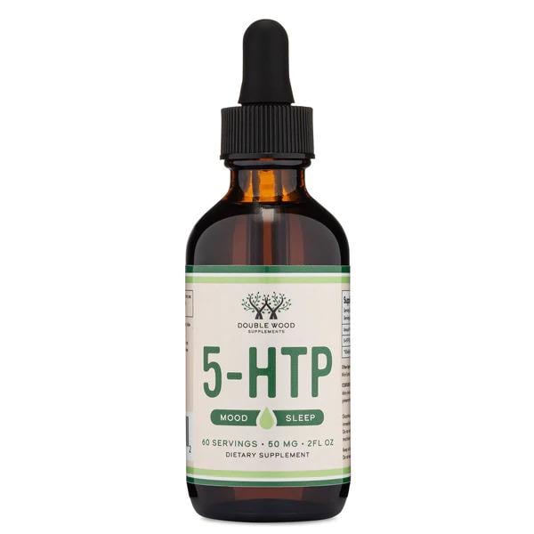 Гидрокситриптофан 5 Double Wood 5-HTP Liquid Drops 50 mg in 1 ml 60ml