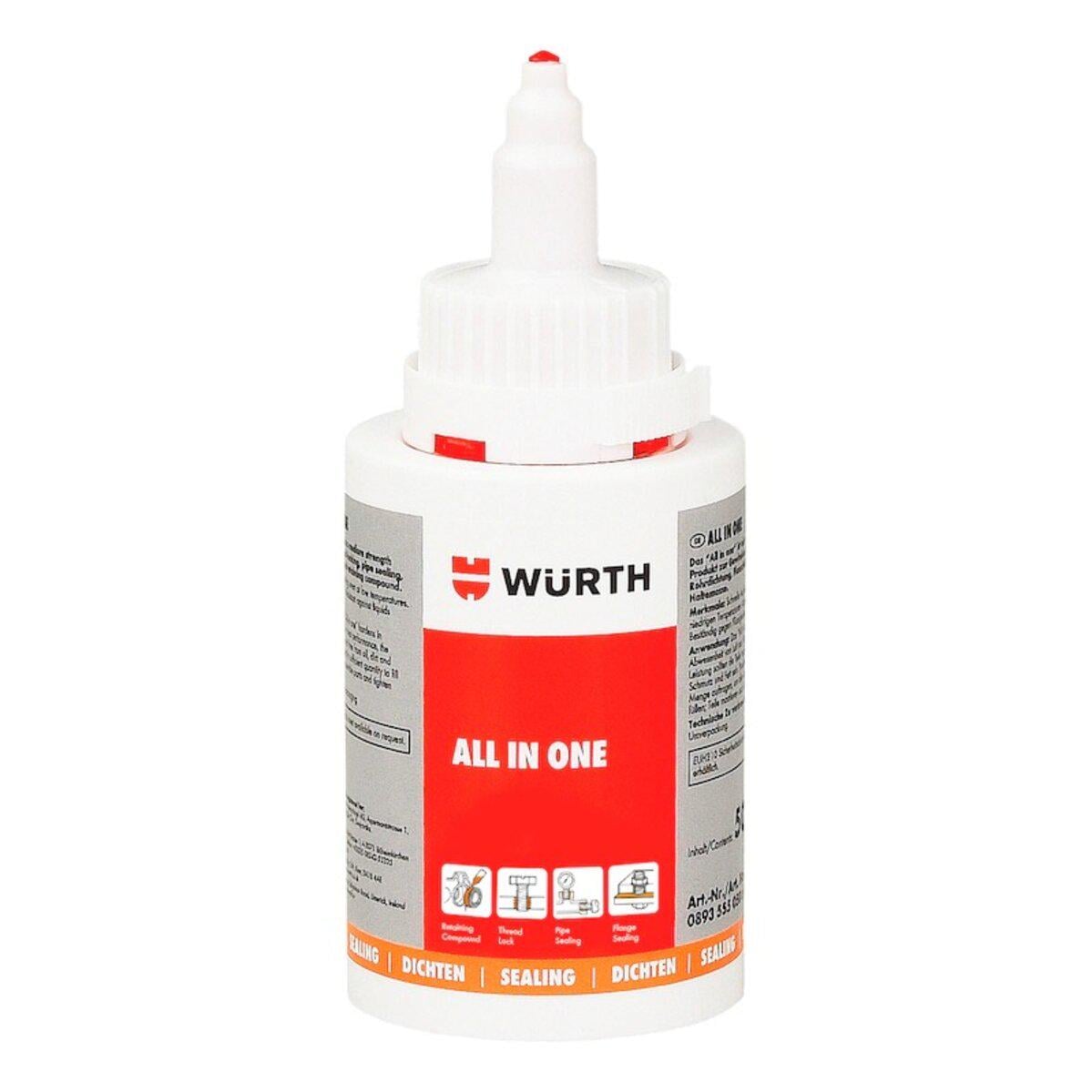 Герметик анаэробный Wurth All-In-One DOS-Sys 50 мл