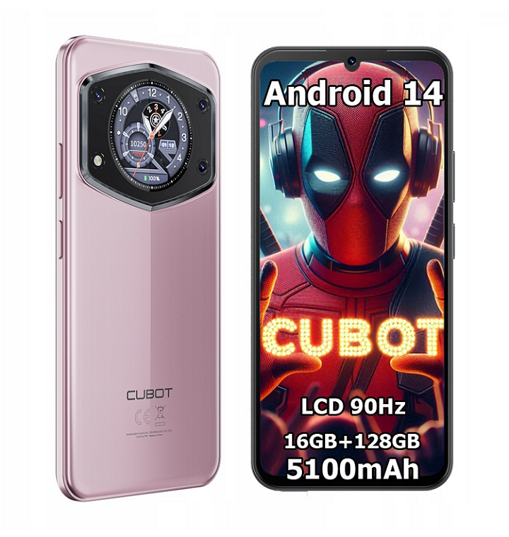 Смартфон Cubot A30 6/128 Гб 4G/NFC Pink (24096714) - фото 6 Смартфон Cubot A30 6/128 Гб 4G/NFC Pink (24096714) - фото 6