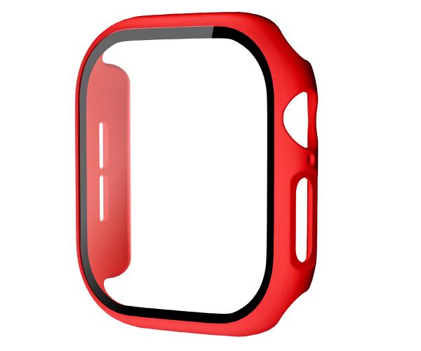 Чехол с защитным стеклом Protective Cover with Glass для Apple Watch Series 10 46 мм Красный