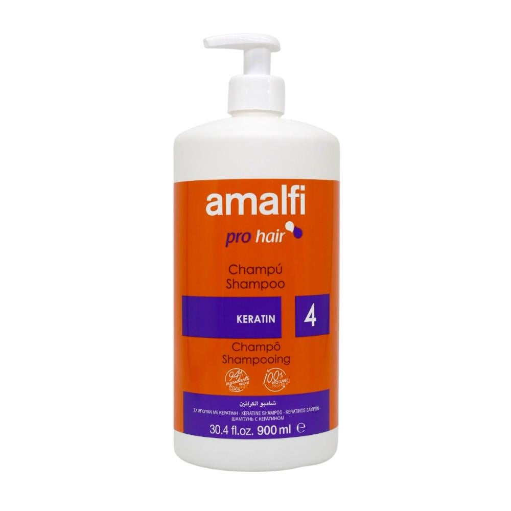 Шампунь Amalfi Keratin с дозатором 900 мл (НФ-00008528)