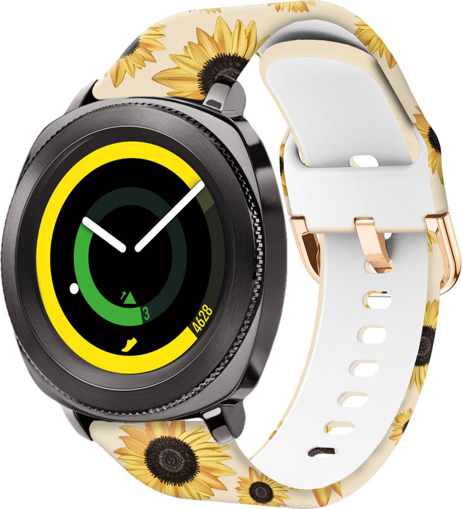 Ремешок силиконовый Colorful для Samsung Gear Sport Sunflower Powder (37717)