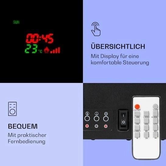 Камін електричний KLARSTEIN Lausanne Lamington (10038005) - фото 5 Камін електричний KLARSTEIN Lausanne Lamington (10038005) - фото 5