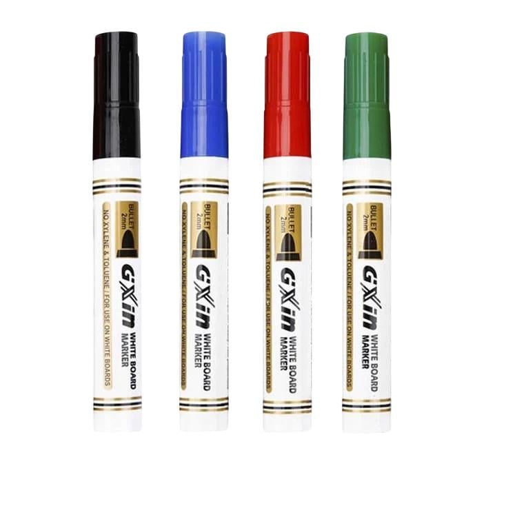 Набор маркеров для маркерных досок для офиса для школы легко стирается 4 шт. для белой доски для стекла и флипчарта Набор маркеров для маркерных досок для офиса для школы легко стирается 4 шт. для белой доски для стекла и флипчарта
