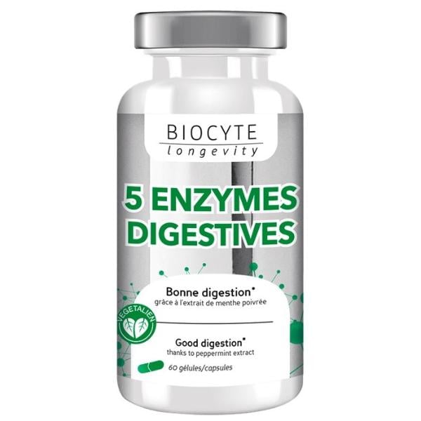 Пищеварительные ферменты Biocyte 5 Enzymes 60 капс. (000022642)