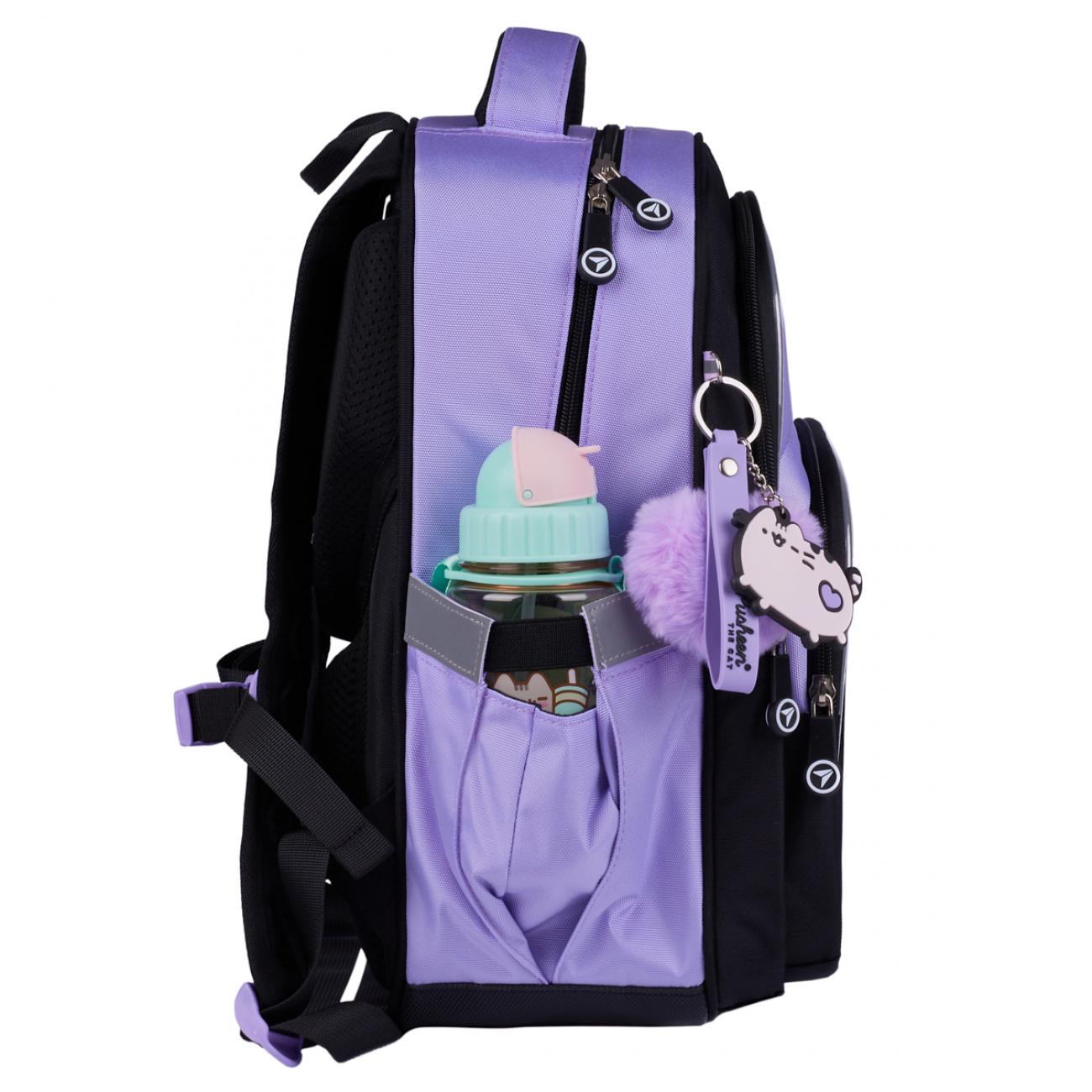 Школьный рюкзак YES S-91 Pusheen Shiny полукаркасный с ортопедической спинкой (559816/995089) - фото 2