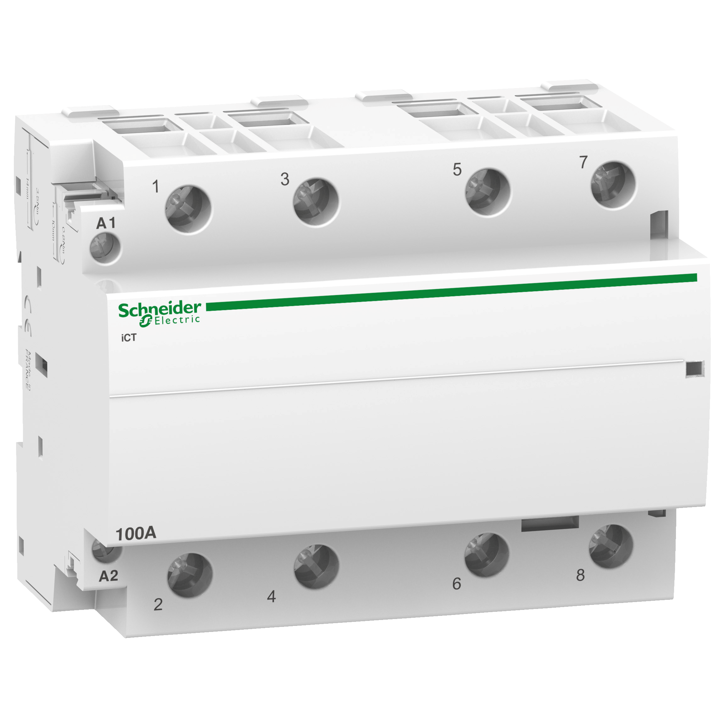 Контактор модульний Schneider Electric Acti9 iCT 4P 100A 4NO 230V (A9C20884)