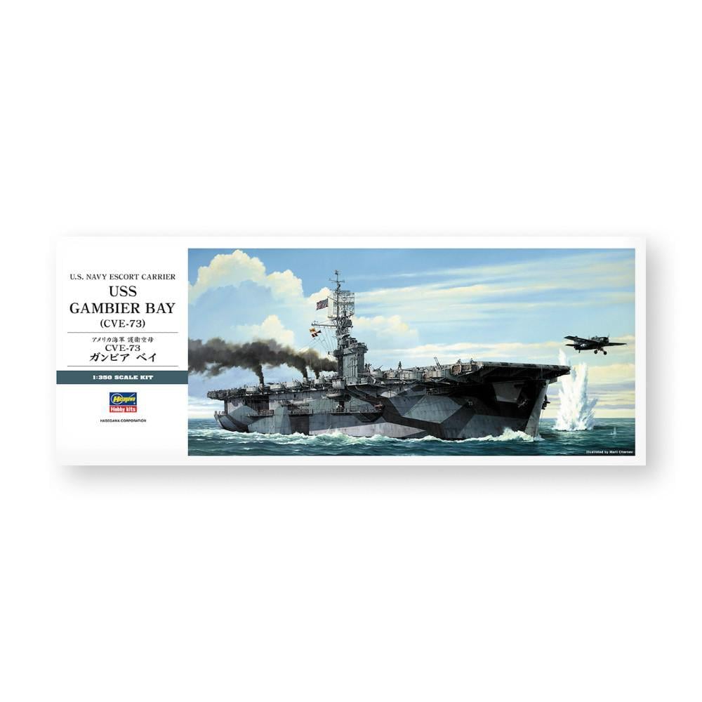 Збірна модель авіаносець - USS GAMBIER BAY (CVE-73) - Hasegawa 40027