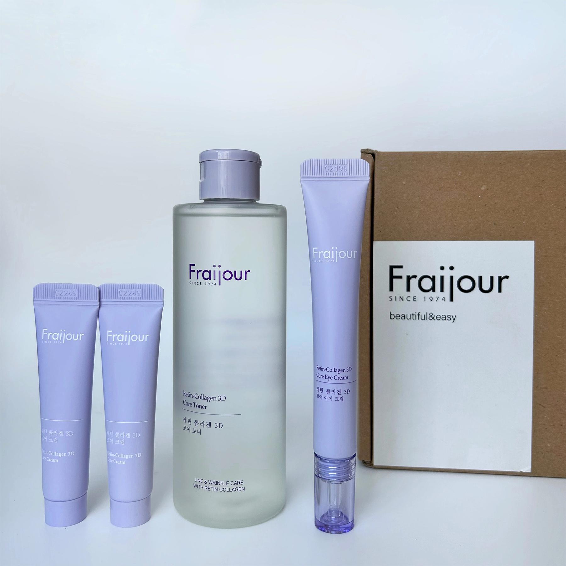 Набор базовый лифтинг и осветление Retin-Collagen 3D Core toner Fraijour 250 мл Eye cream 15 мл Cream 2х10 мл (8050600100017) - фото 2 Набор базовый лифтинг и осветление Retin-Collagen 3D Core toner Fraijour 250 мл Eye cream 15 мл Cream 2х10 мл (8050600100017) - фото 2