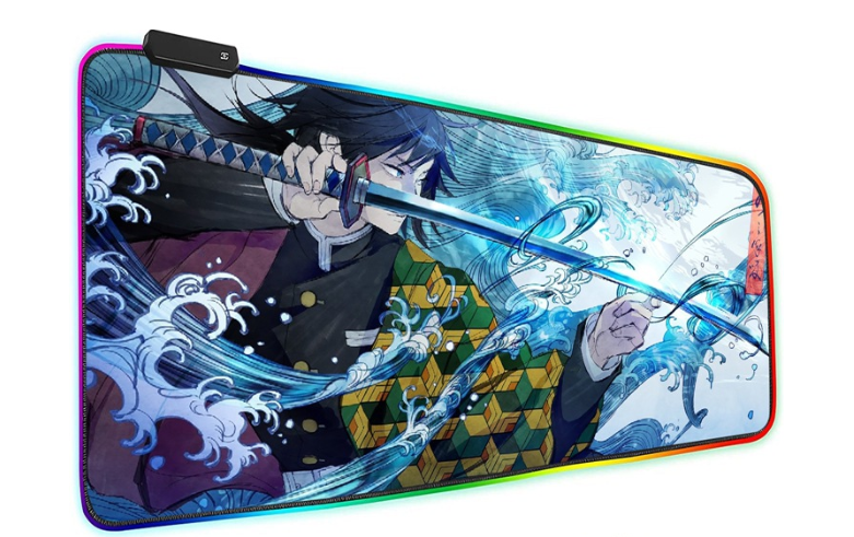 Коврик для мышки с принтом Аниме Клинок рассекающий демонов LED подсветка 800х300х4 мм (1889838274) Коврик для мышки с принтом Аниме Клинок рассекающий демонов LED подсветка 800х300х4 мм (1889838274)