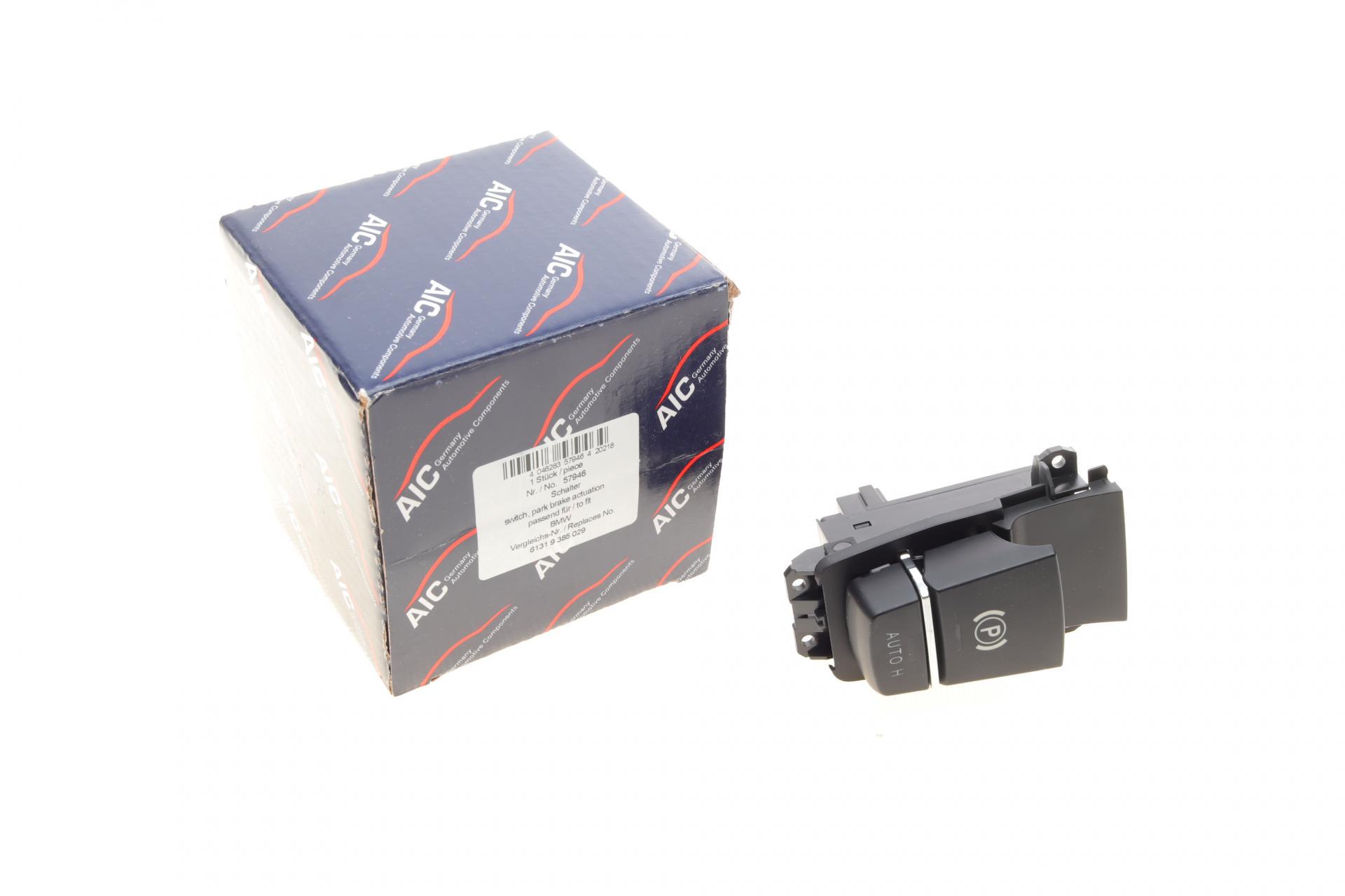 Кнопка выключения стояночного тормоза Aic BMW X3 F25/X4 F26/5 F10/6 F12/F13 09- (57946)