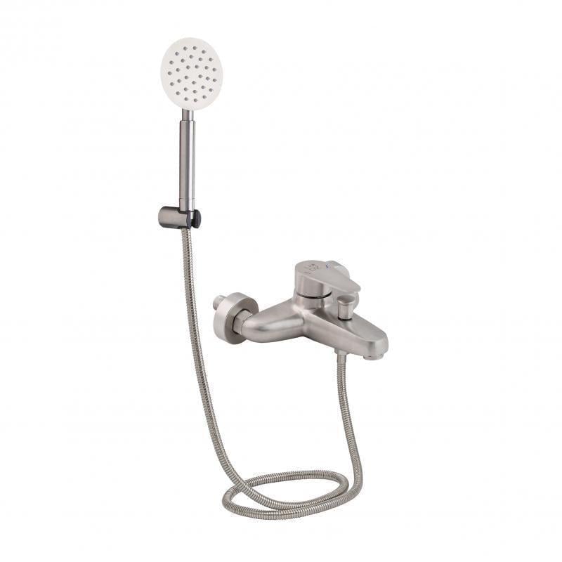 Змішувач для ванни Lidz нікель Сірий (LIDZNKS09350063) Змішувач для ванни Lidz нікель Сірий (LIDZNKS09350063)