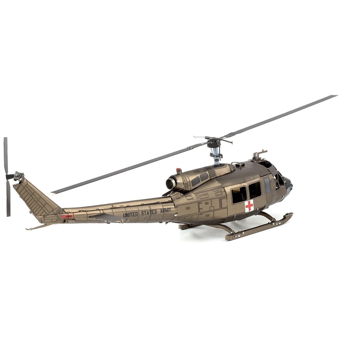 Конструктор металлический Metal Earth UH-1 Huey Helicopter ME1003 3D - фото 3