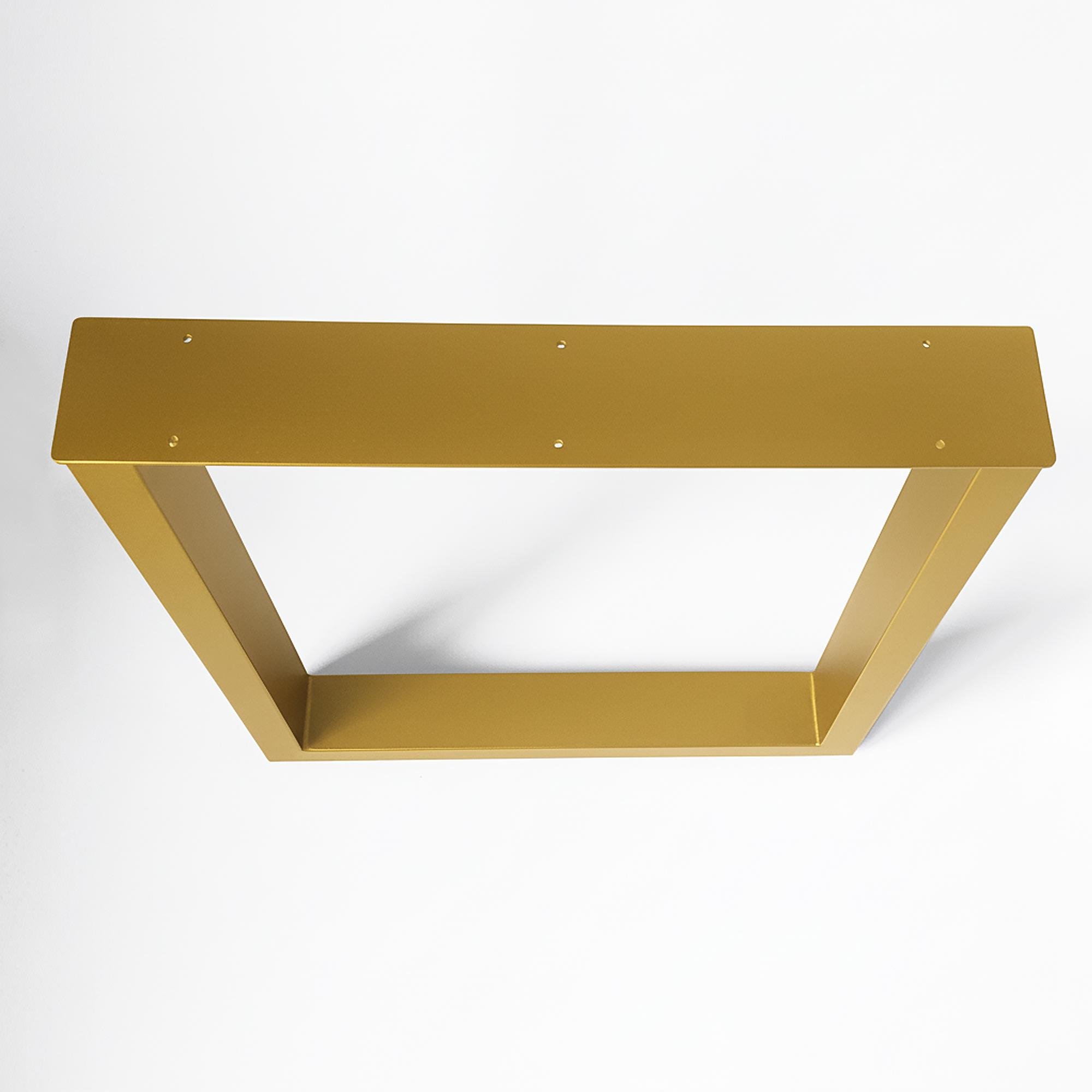 Комплект опор регульованих для столу з металу 600х100 мм H 730 мм 2 шт. Золотий (1029) - фото 4 Комплект опор регульованих для столу з металу 600х100 мм H 730 мм 2 шт. Золотий (1029) - фото 4