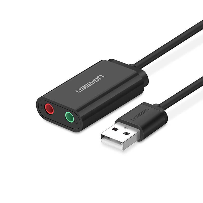 Внешняя звуковая карта UGREEN USB (30724)