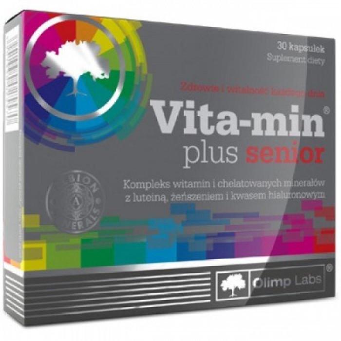 Витаминно-минеральный комплекс Olimp Vitamin for Senior для мужчин 30 капсул