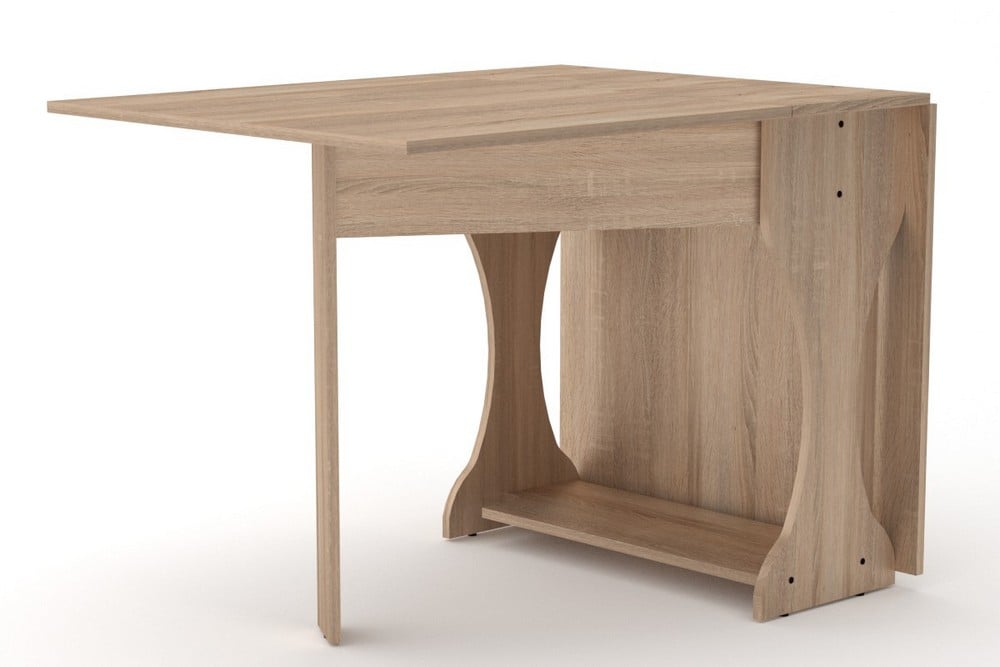 Стіл-книжка розкладний Компаніт-4 Дуб сонома (60c733e756ed397aa7104858) - фото 1 Стіл-книжка розкладний Компаніт-4 Дуб сонома (60c733e756ed397aa7104858) - фото 1