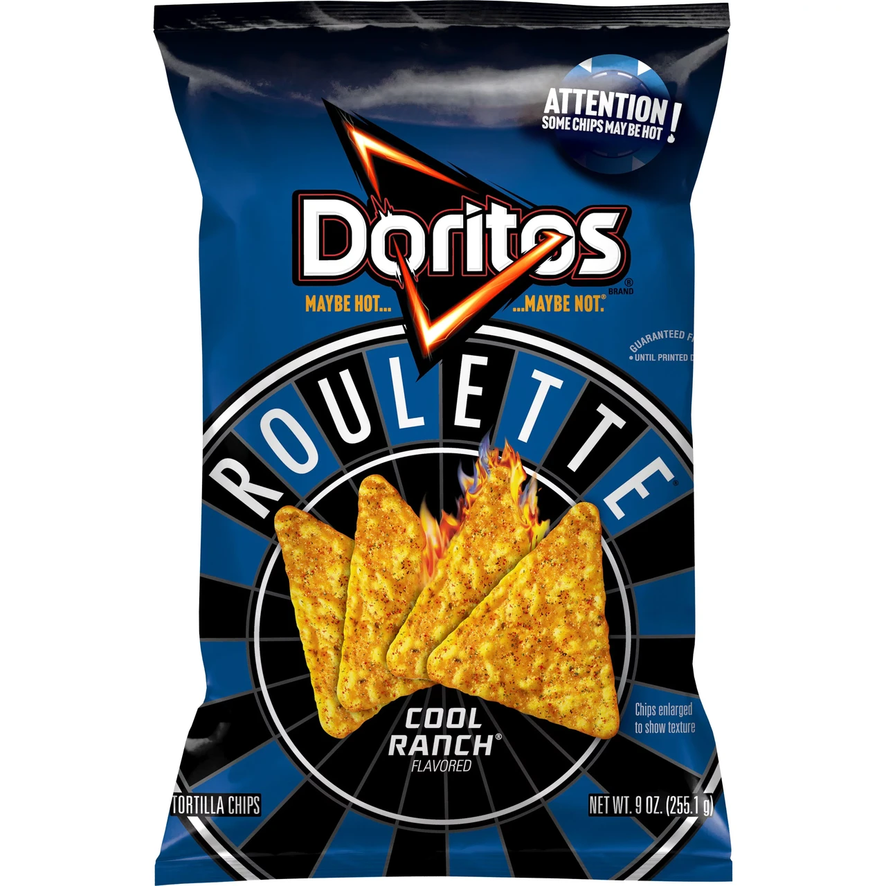 Чипсы Doritos Roulette Cool Ranch 255,1 г (1653717589) Чипсы Doritos Roulette Cool Ranch 255,1 г (1653717589)