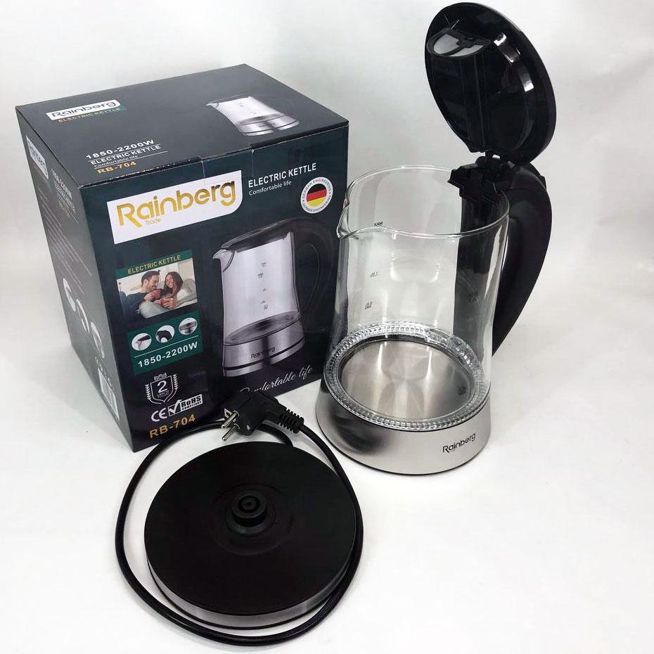 Электрочайник Rainberg RB-704 2200 Вт 2 л Черный (266175) - фото 13