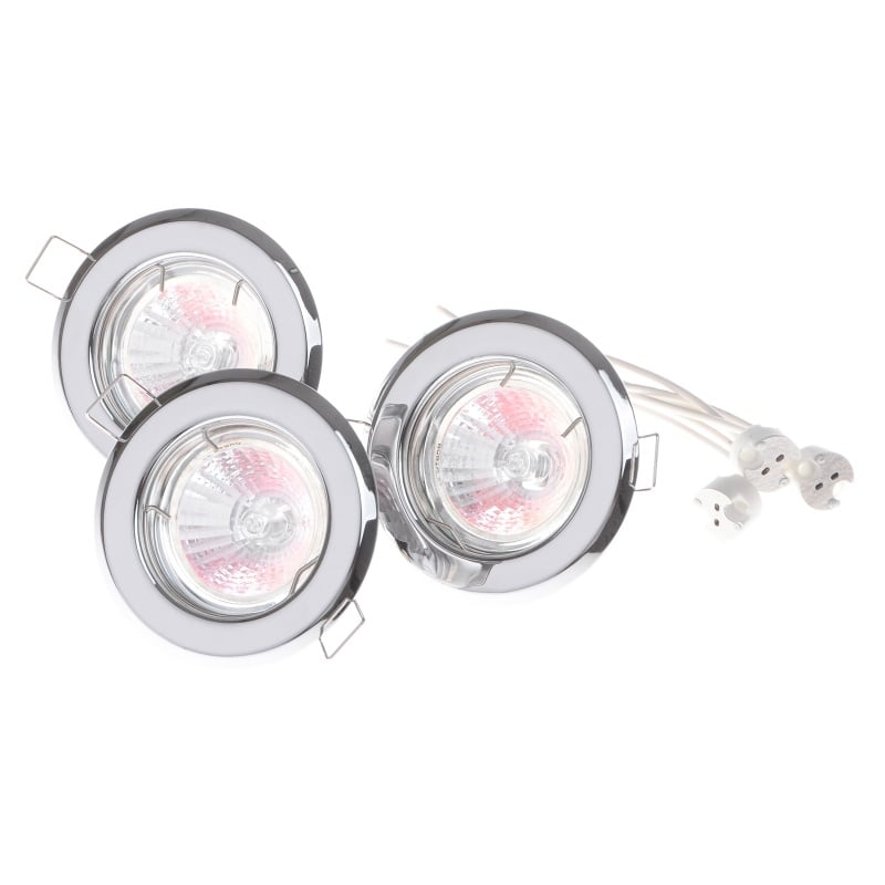 Набор светильников точечных Brille SET 2/HDL-S02 CHR 82 3x20W W/T (163443)