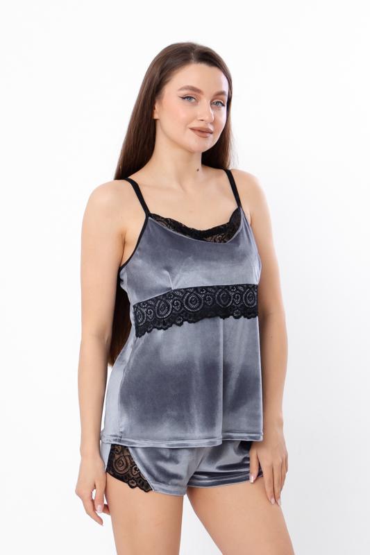 Комплект жіночий топ і шорти Носи Своє р. 52 Сірий (8145-082)