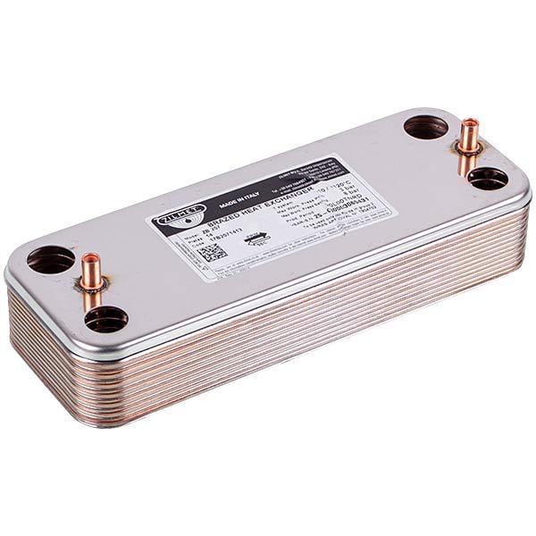 Теплообменник пластинчатый ГВС Zilmet 14 пластин для газового котла Junkers Euroline ZW/Bosch Gaz 3000 W 87054062870 (00000063318)
