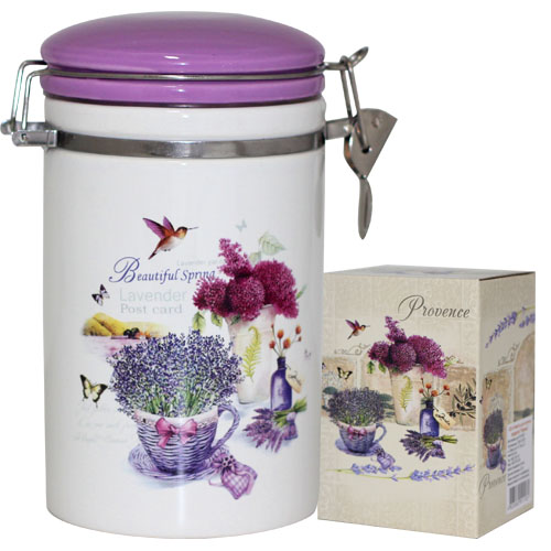 Емкость для сыпучих продуктов SNT Прованс d 10 см h 16 см 1,2 л (631-6)