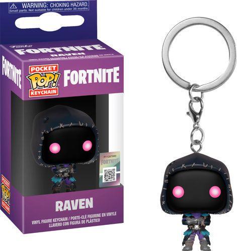 Фигурка-брелок Funko Pop Fortnite Raven 4 см (keychain FR459) - фото 2