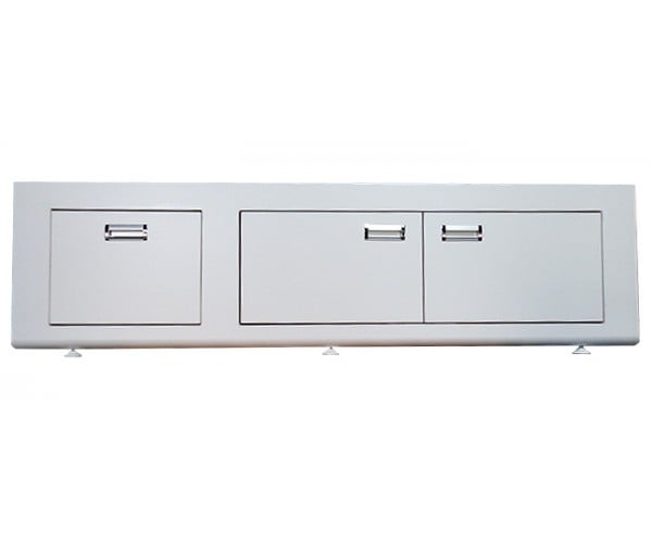 Панель для ванны с распашными дверками и съемной глухой панелью на магнитах Креатив 3.0 180 см