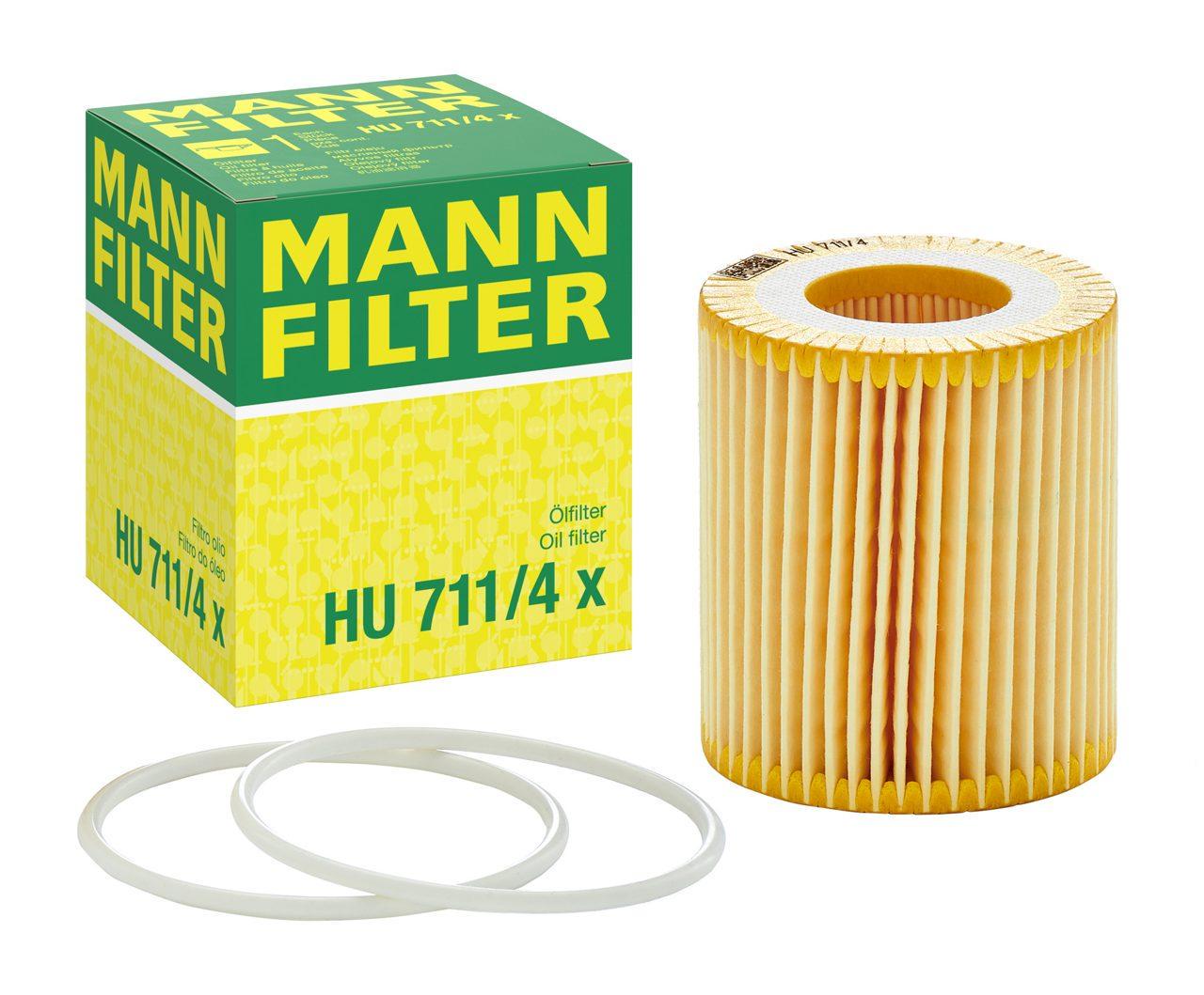 Фильтр смазки Mann-Filter (HU711/4X) Фильтр смазки Mann-Filter (HU711/4X)