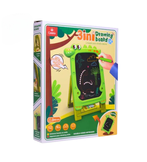 Мольберт 2в1 Limo Toy 819-25M двухсторонняя доска для рисования с аксессуарами Зеленый (2678818961)