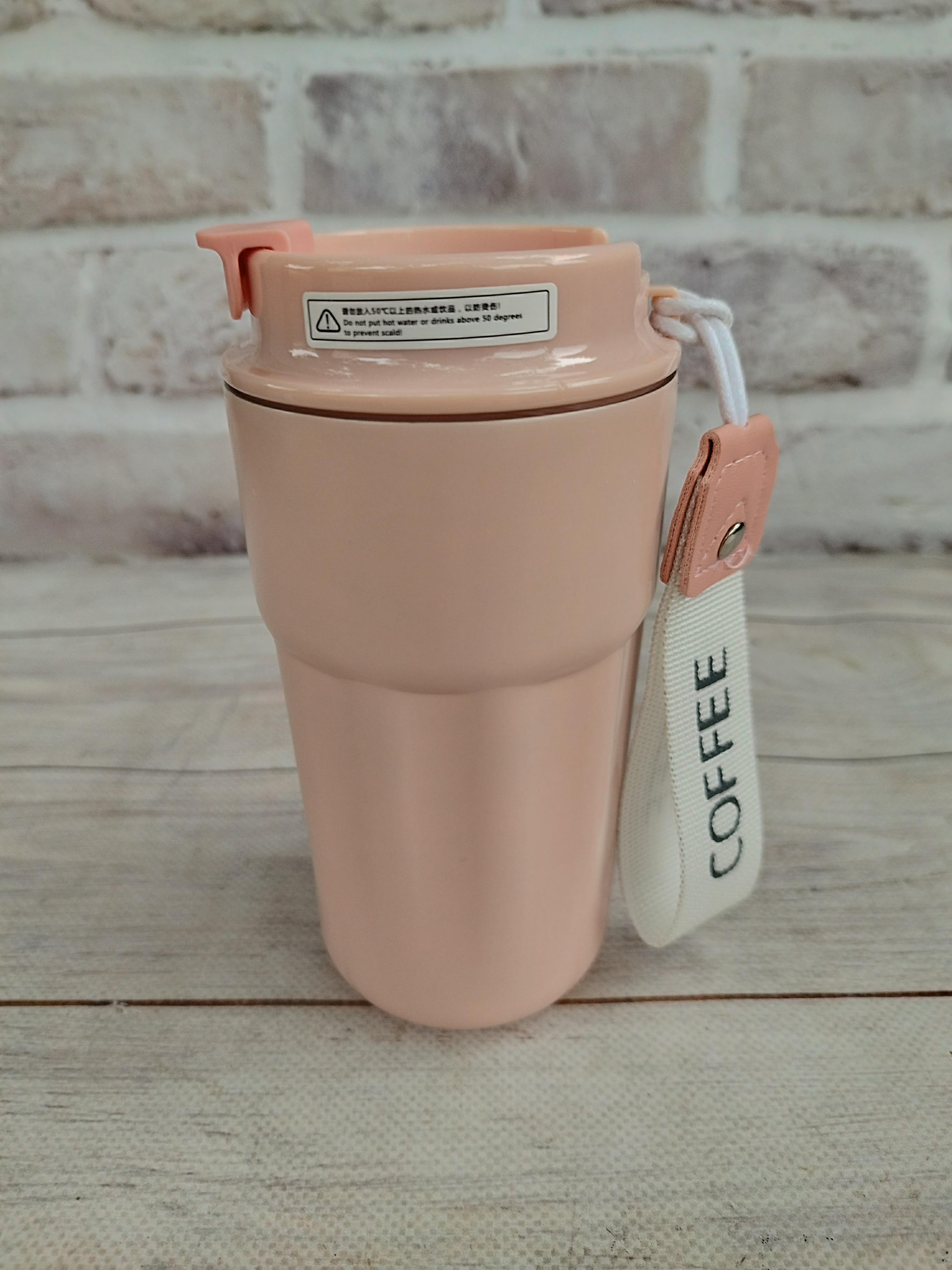 Термокружка Happy Life нержавеющая сталь 330 мл Розовый (409538373) - фото 2 Термокружка Happy Life нержавеющая сталь 330 мл Розовый (409538373) - фото 2