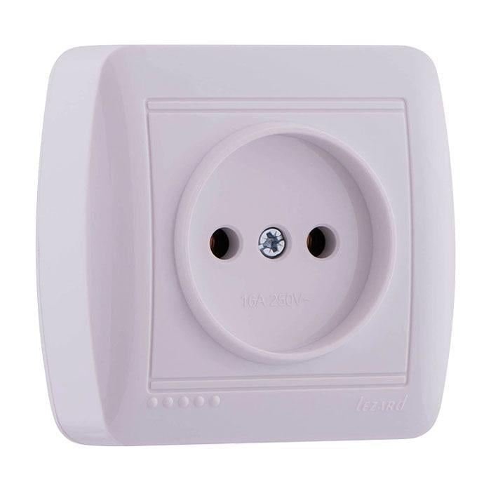 Розетка Lezard Demet 1-я Белый (711-0200-121)