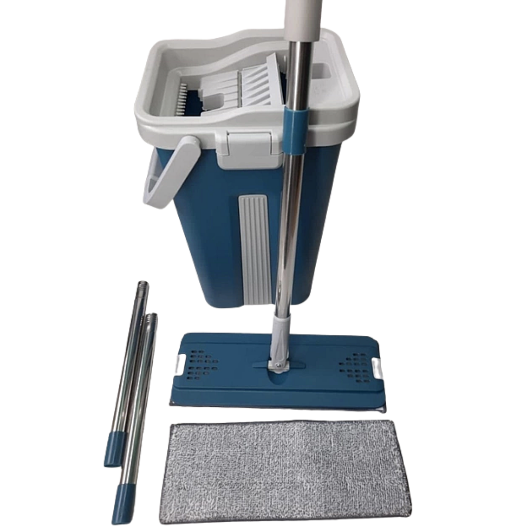 Швабра с ведром Scratch Cleaning Mop Blue (b-11) - фото 7