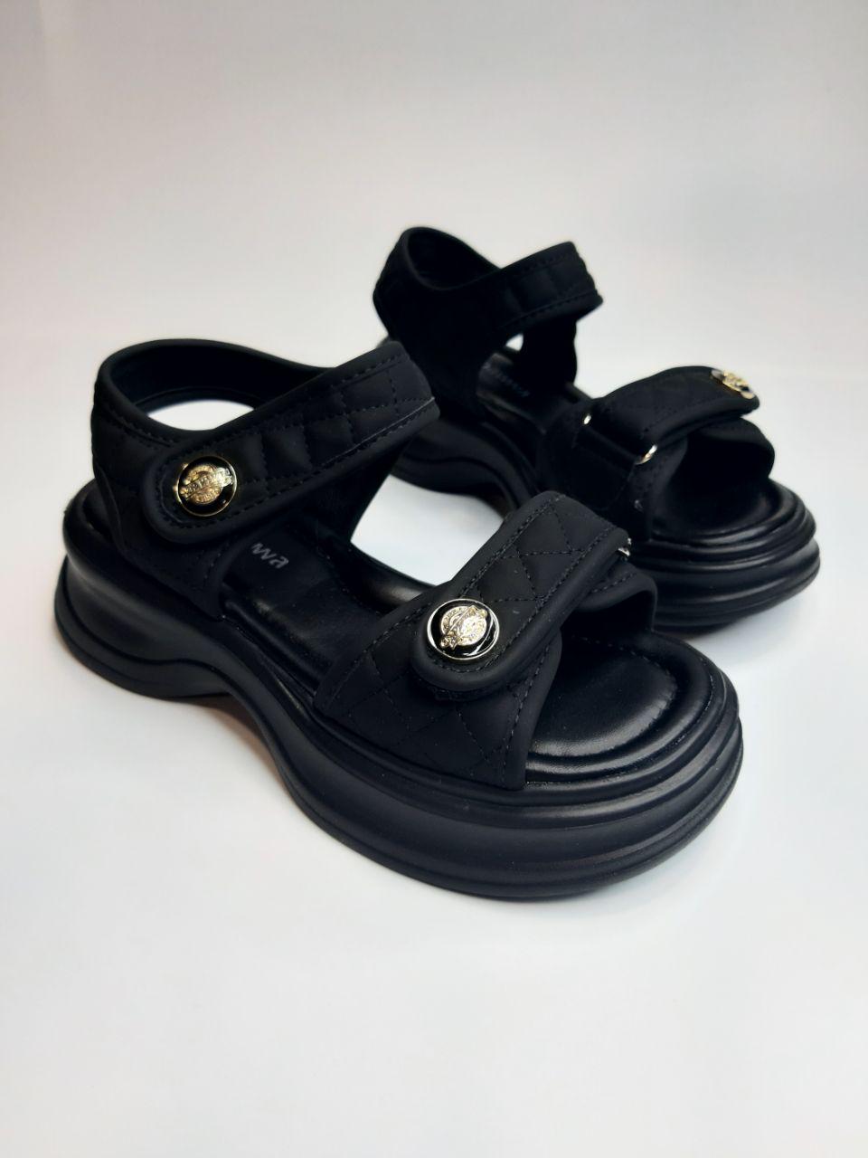 Босоножки для девочки Clibee р. 35 20,8 см Черный (1355 NR black)