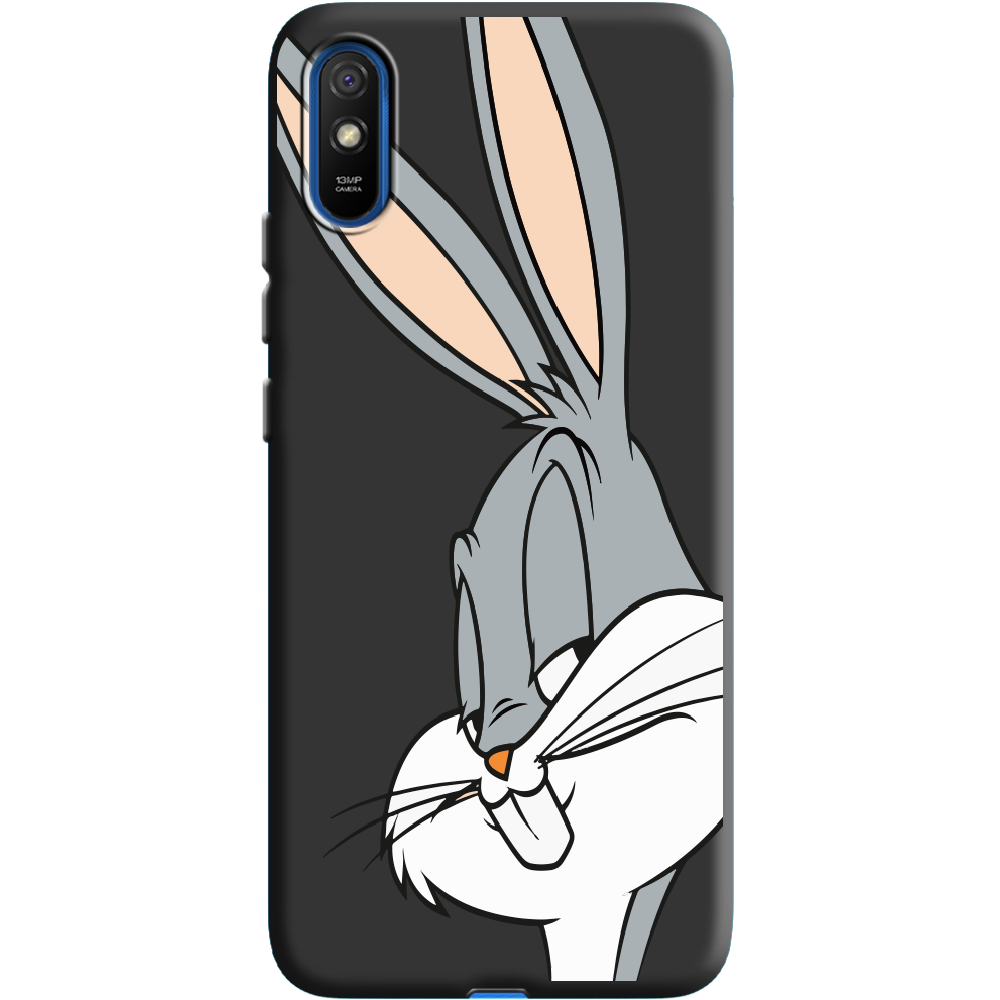 Чехол BoxFace Xiaomi Redmi 9A Lucky Rabbit Черный силикон (40304-bk81-40509)