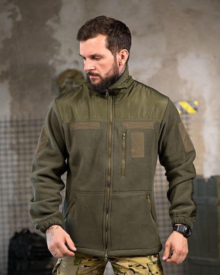 Кофта тактическая флисовая мужская M Олива (PK29902)