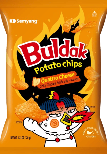 Чипси Samyang Buldak Potato Chips Quattro Cheese 120 г (2797929964) Чипси Samyang Buldak Potato Chips Quattro Cheese 120 г (2797929964)