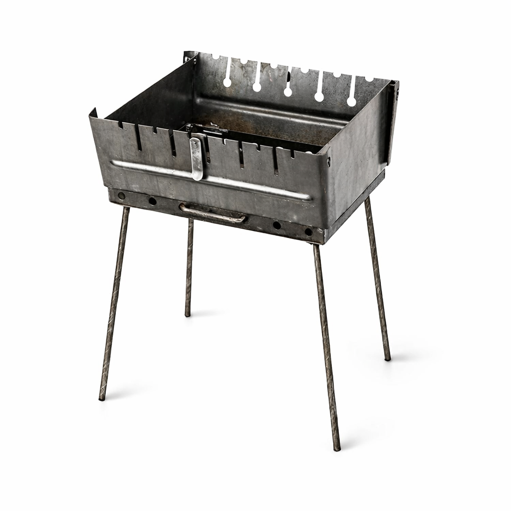 Мангал раскладной на 6 шампуров/переносной чемодан/стальной 2 мм (32763128) Мангал раскладной на 6 шампуров/переносной чемодан/стальной 2 мм (32763128)