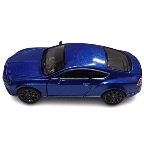 Машинка металлическая инерционная Kinsmart Bentley Continental GTspeed 2012 Синий (KT5369W)