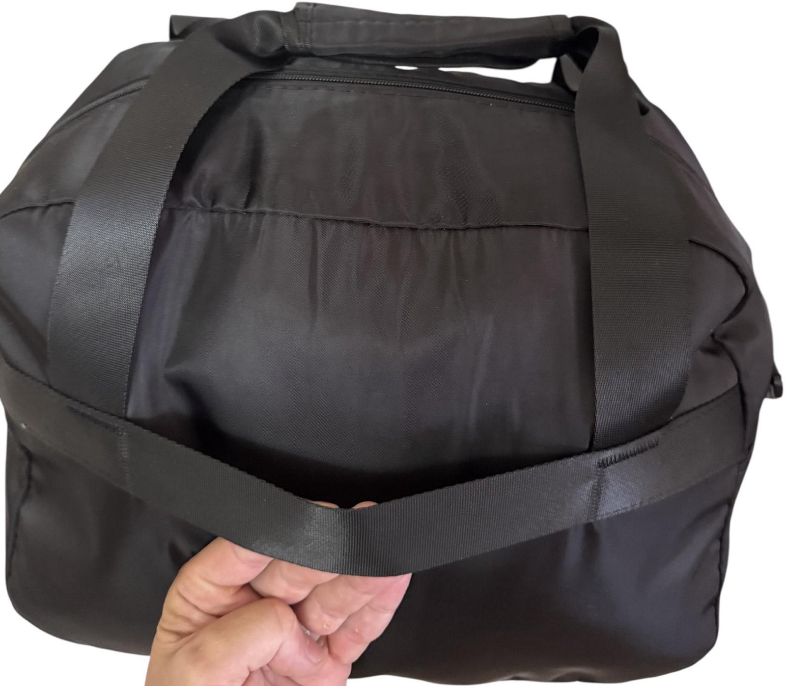 Сумка дорожня для перельотів у літаку ручна поклажа 40х20х30 см Чорний - фото 7