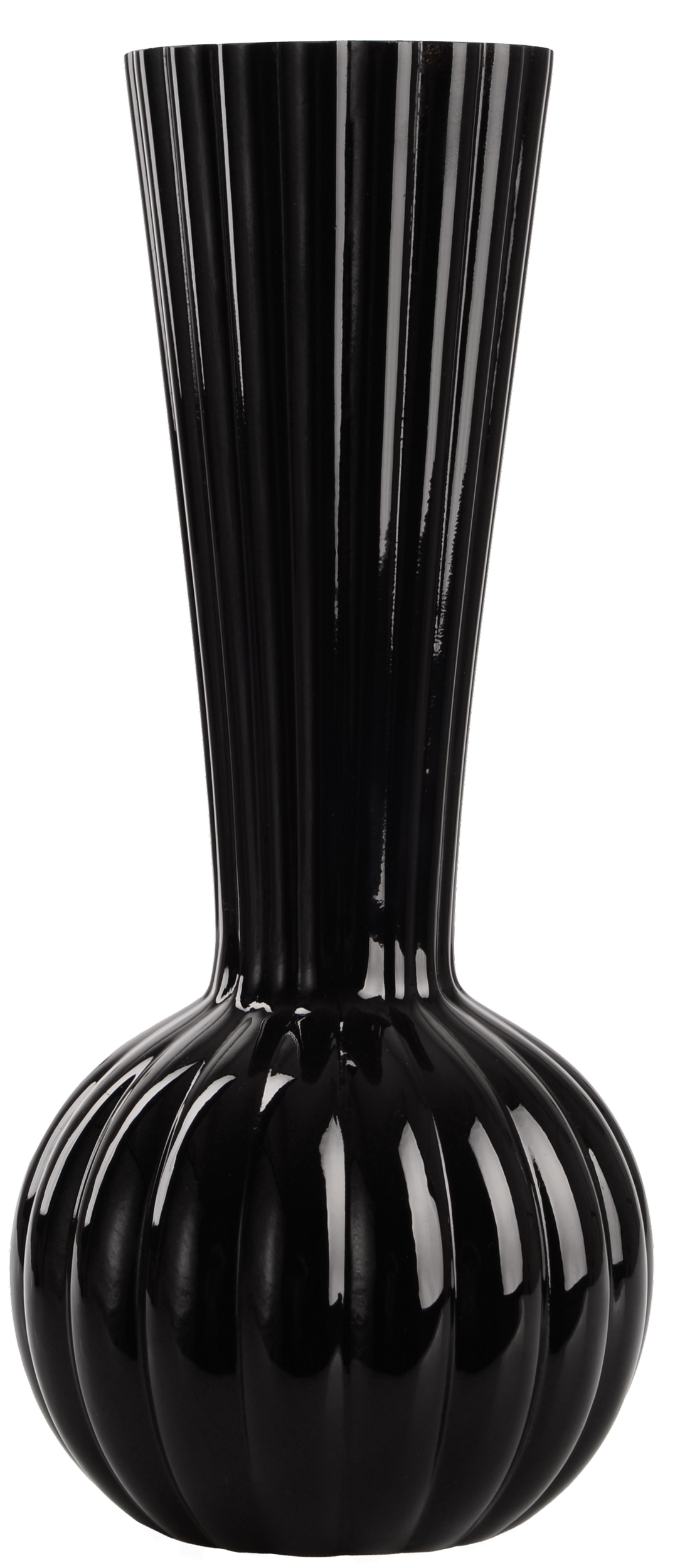 Ваза Viva ELEGANCE стеклянная 26 см Черный (UG-A060343)