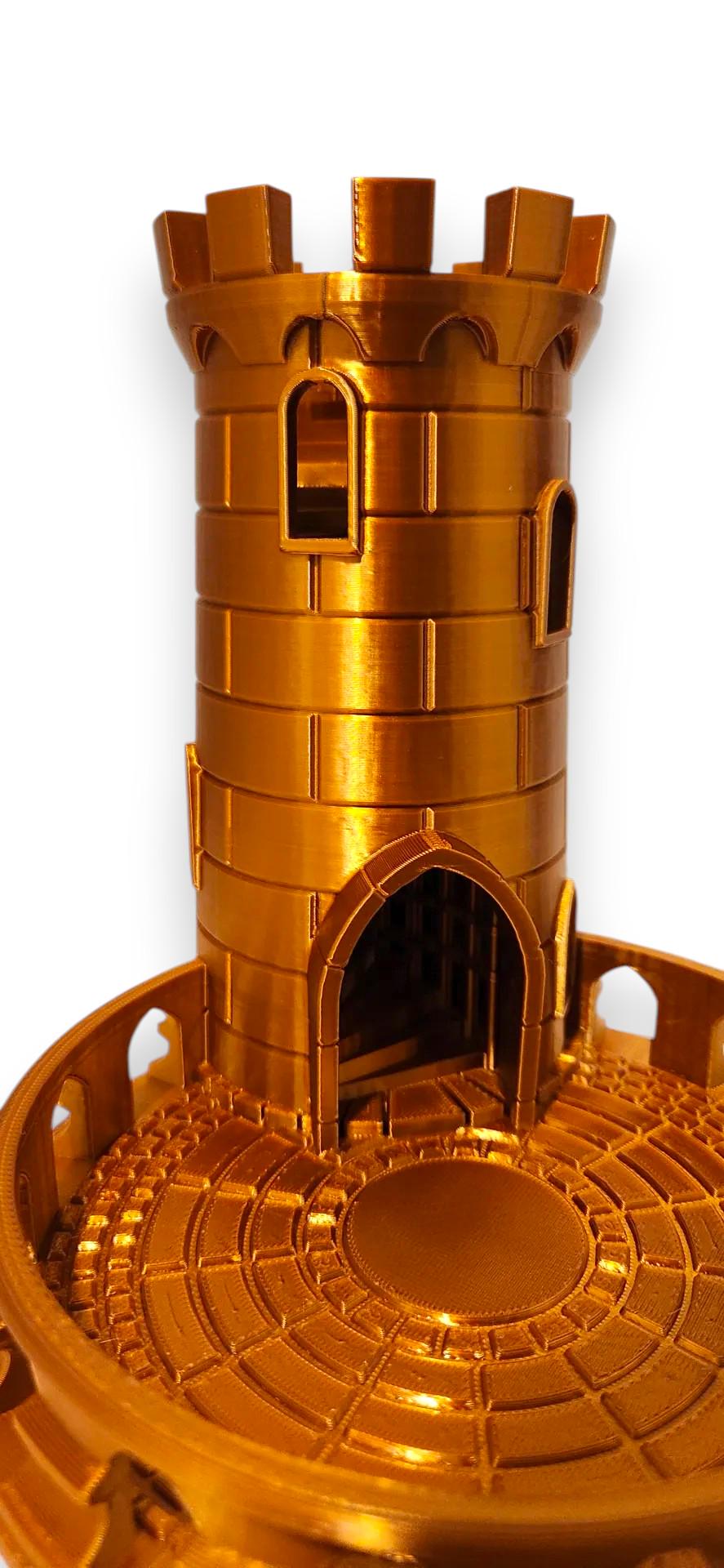 Вежа для кубиків Замковий Бастіон Золотий (0703-3) - фото 3