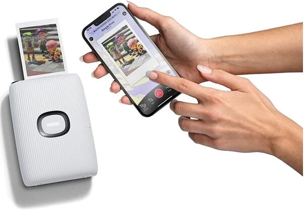 Портативный фотопринтер Fujifilm Instax Mini Link 2 SE/Splatoon Edition 3 White - фото 2