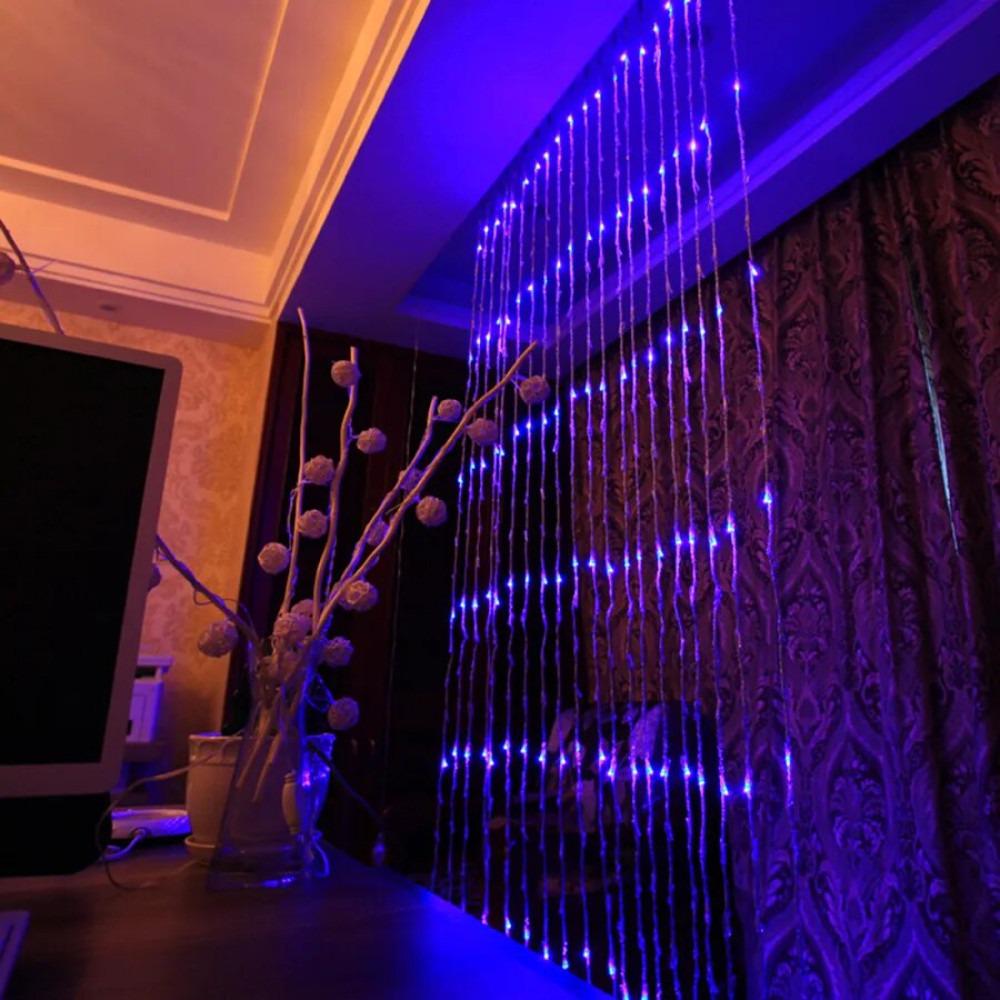 Гирлянда водопад светодиодная 200 LED 2x2 м 8 режимов 220В IP54 - фото 4 Гирлянда водопад светодиодная 200 LED 2x2 м 8 режимов 220В IP54 - фото 4